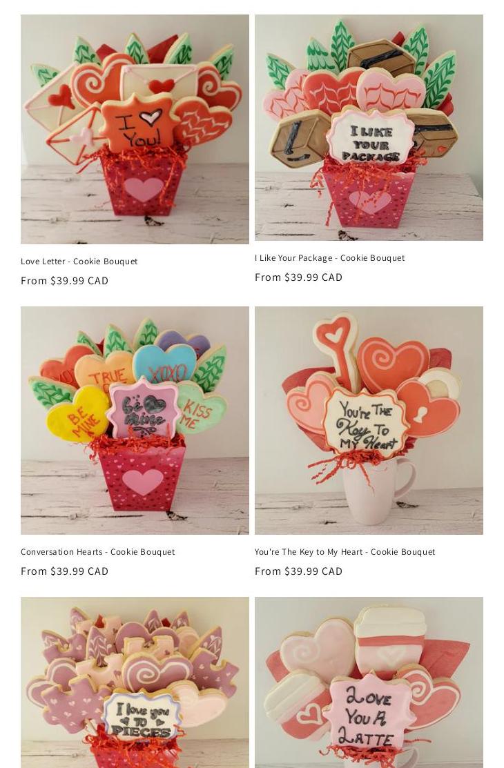 Extravagant Cookies Menu