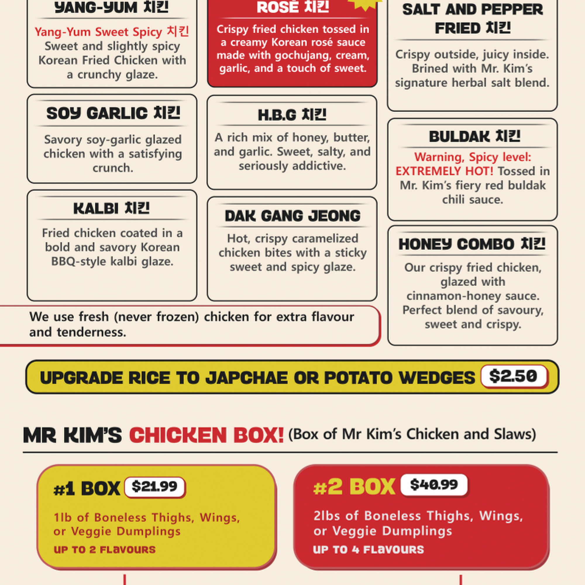 Mr. Kim's Korean Fried Chicken