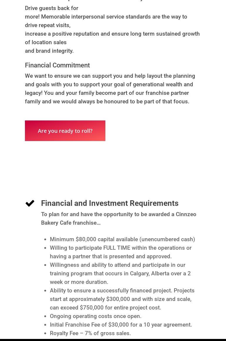 Cinnzeo Bakery Cafe Menu