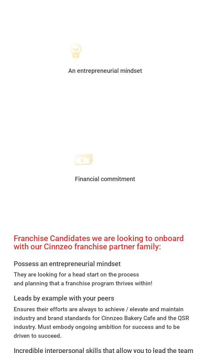 Cinnzeo Bakery Cafe Menu