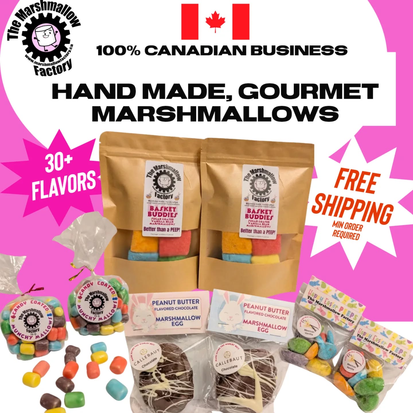 The Marshmallow Factory Inc. Menu