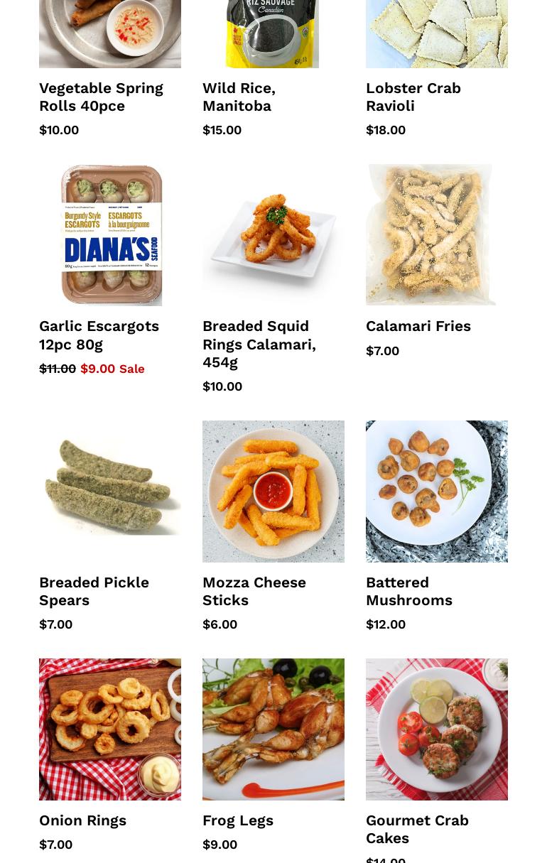 Gimli Fish Market Menu