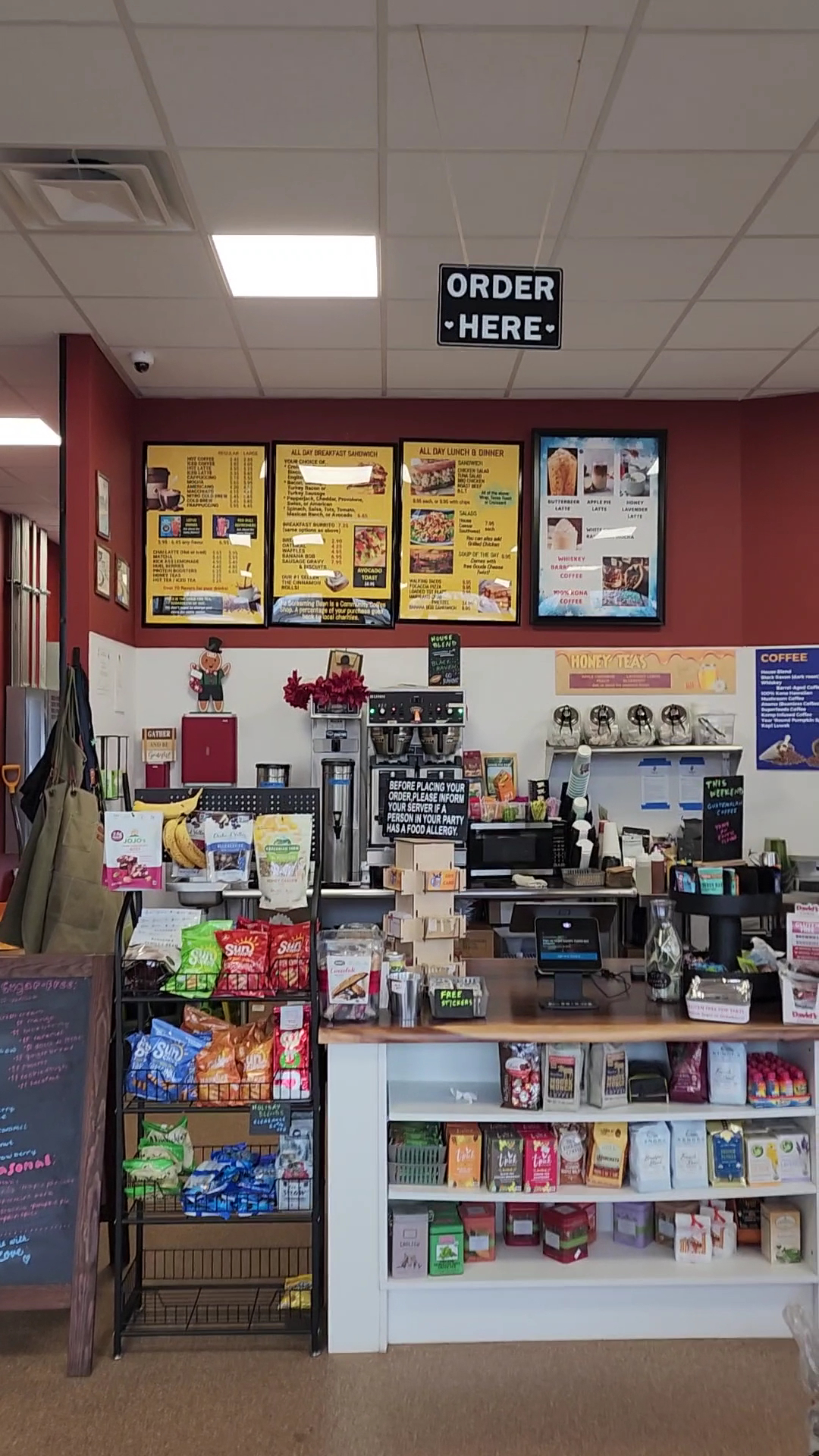 Screaming Bean, LLC Menu