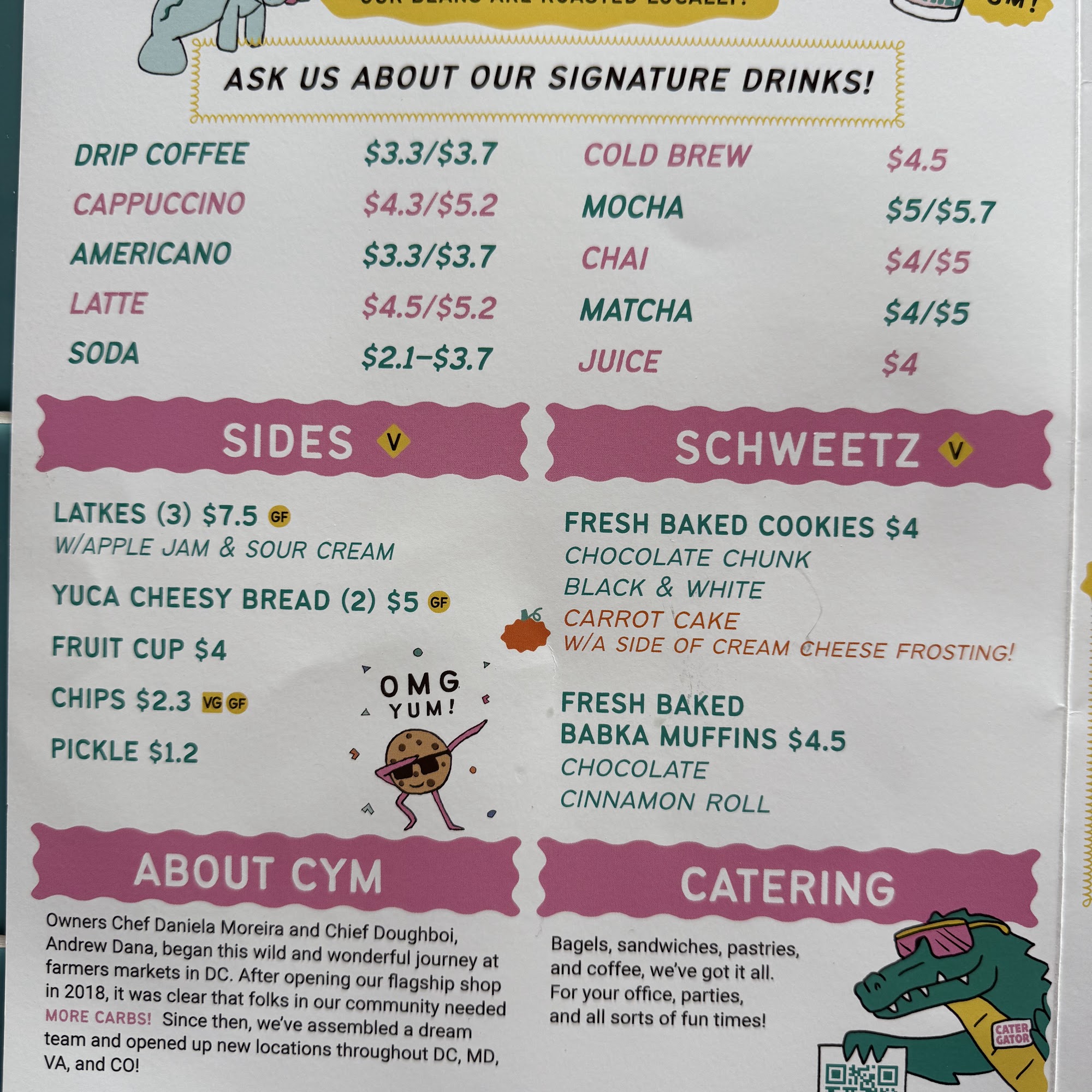 Call Your Mother Deli - Annapolis Menu
