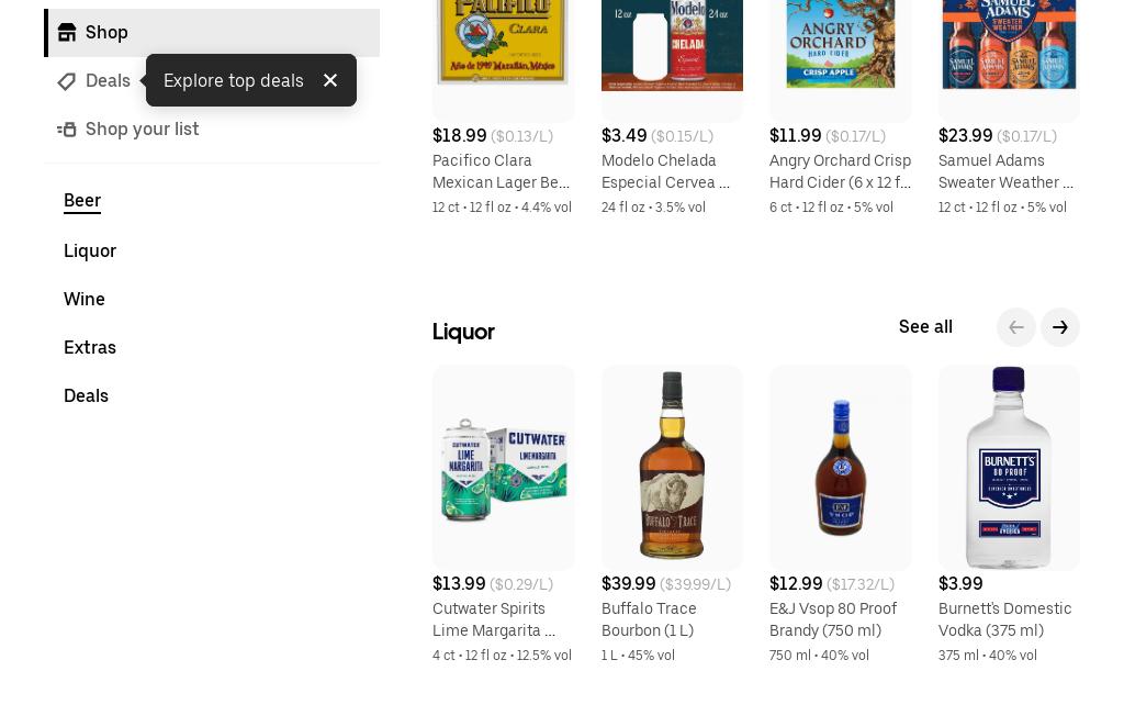 JP'S Liquor & Bar Menu