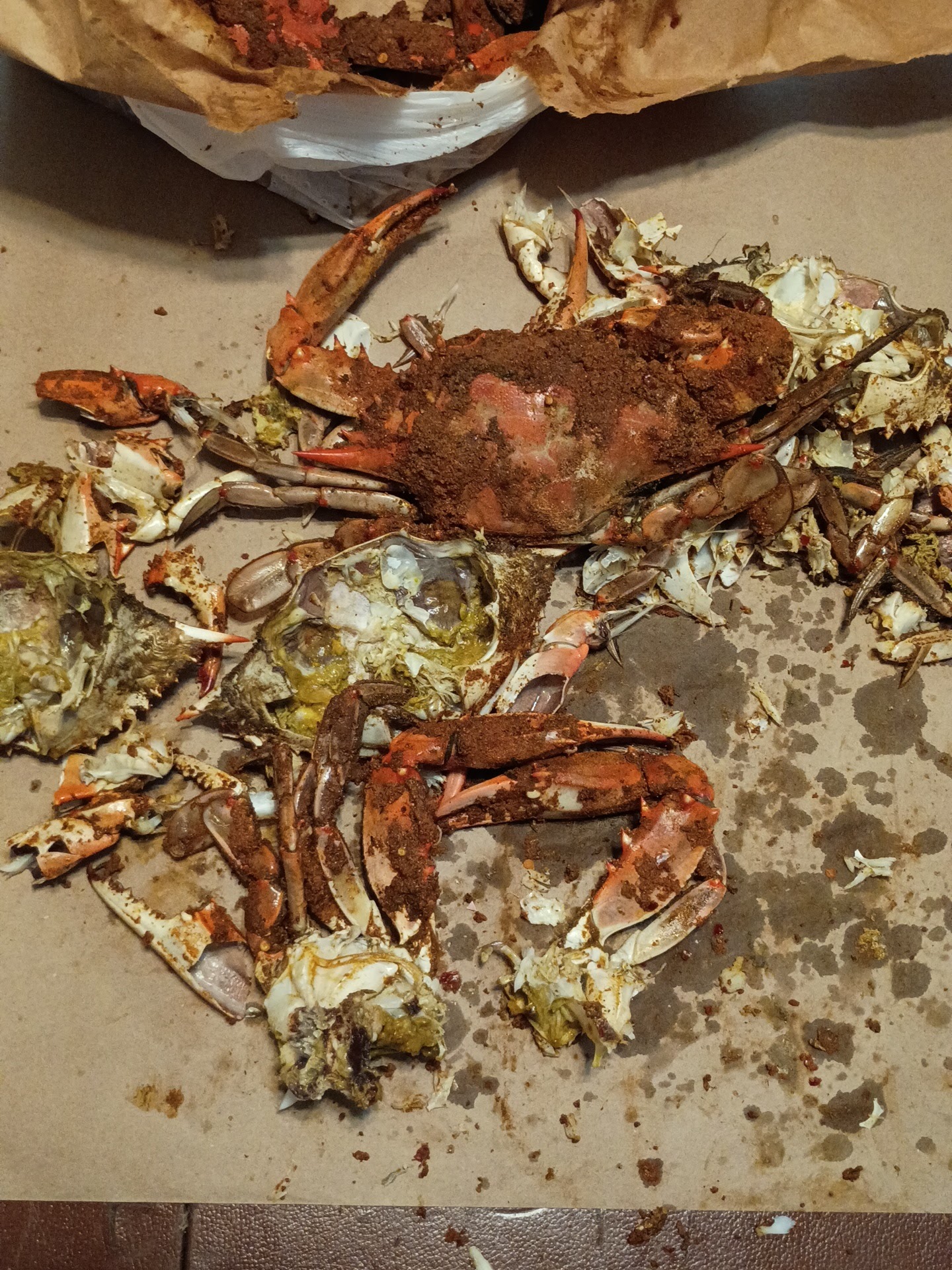 Crabs Down Under Menu