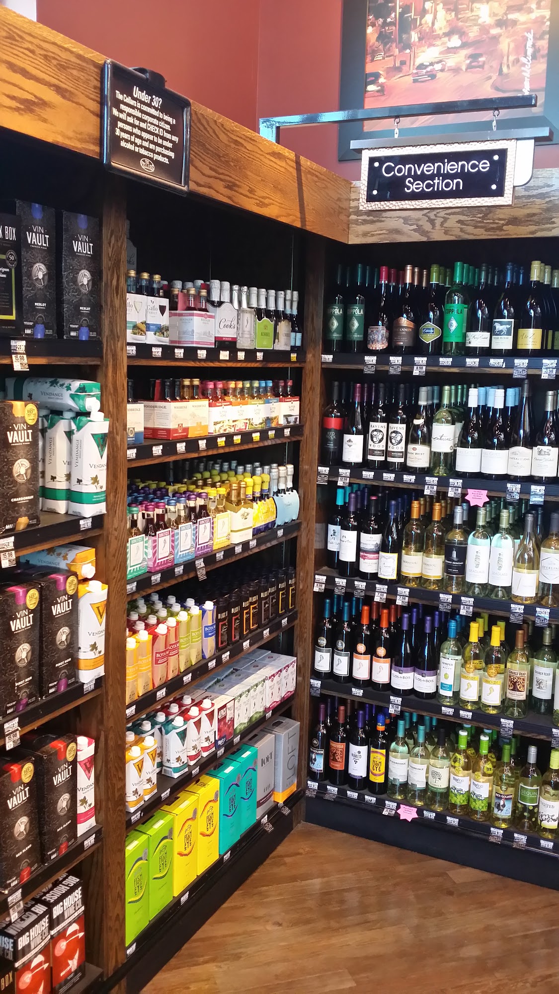 The Cellars Wine & Beer Shop Menu
