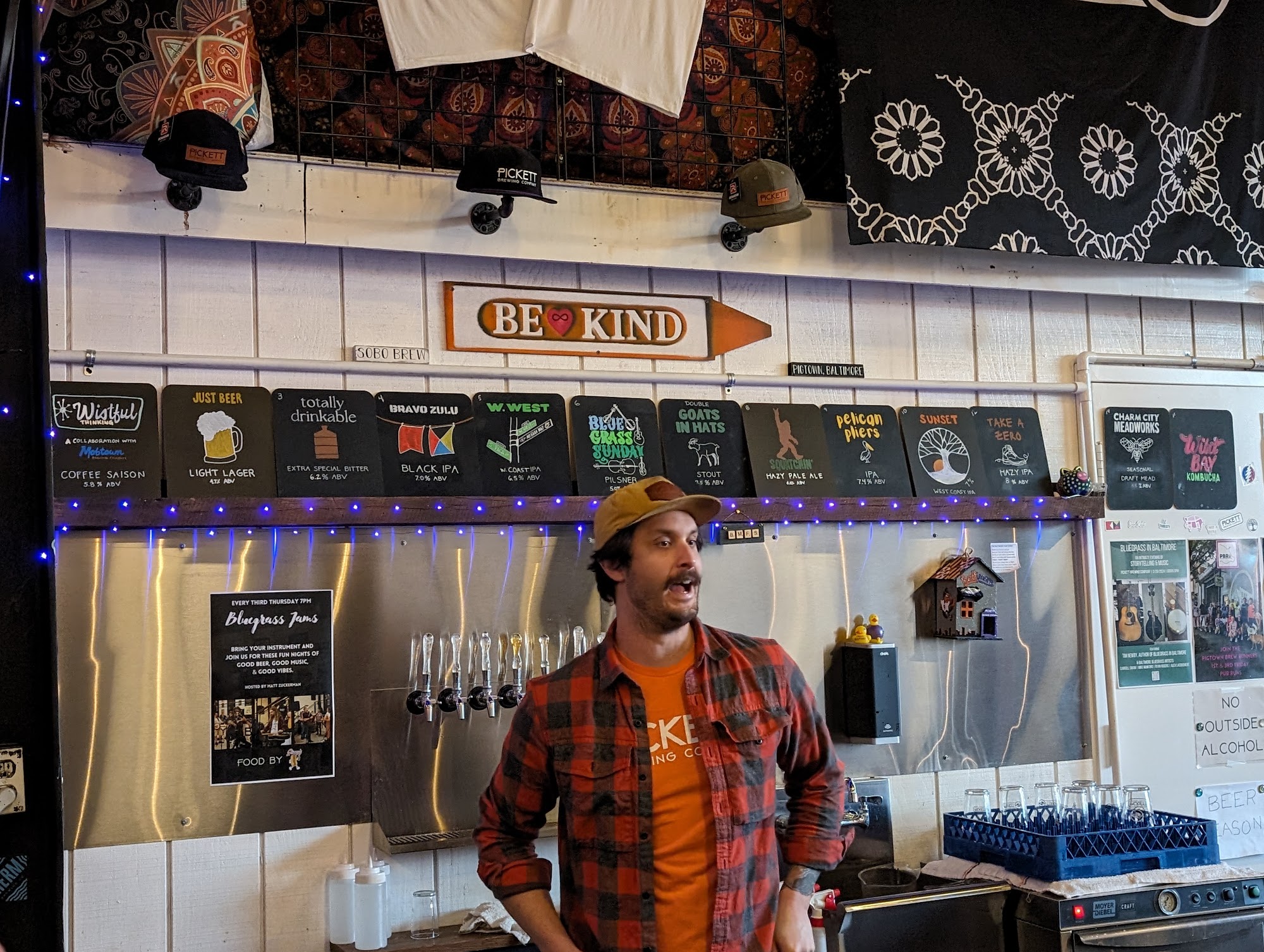 Pickett Brewing Company Menu