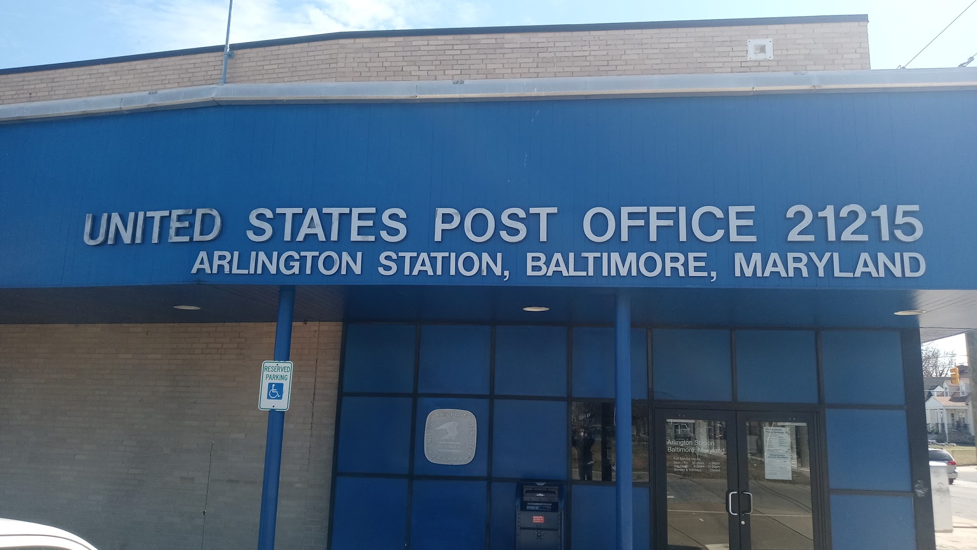 Arlington Station Baltimore Post Office