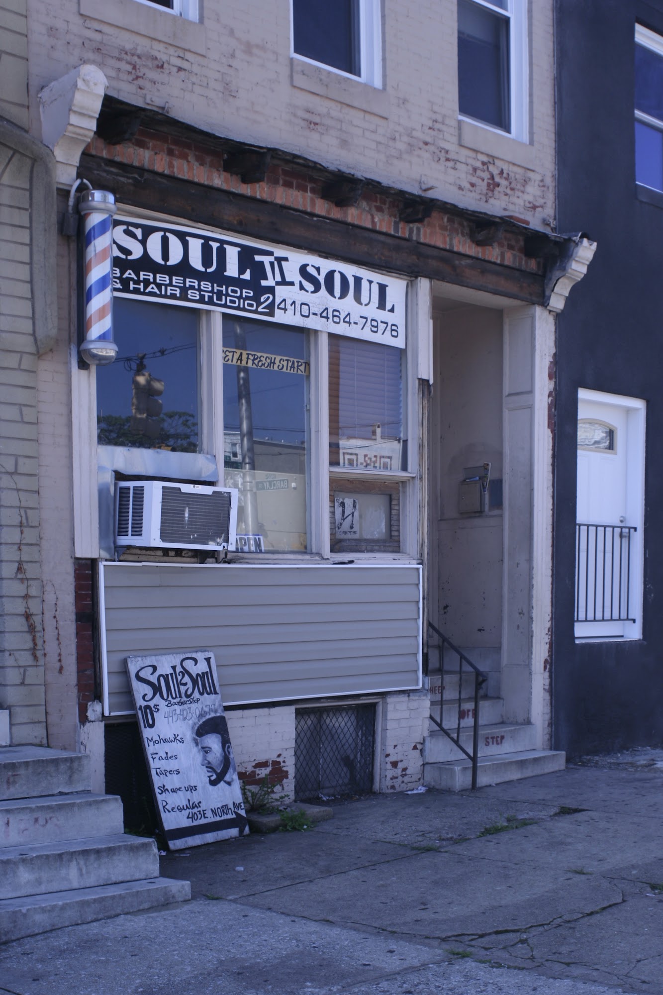Soul II Soul Barber Shop 403 E North Ave, Baltimore Maryland 21202