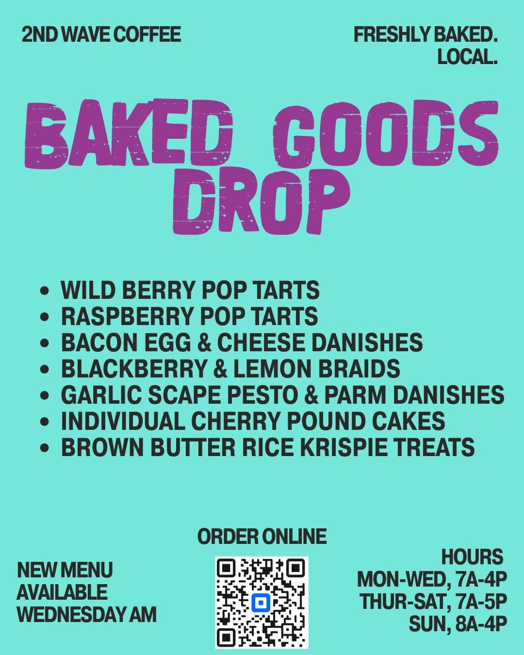 2nd Wave Coffee & Social Menu