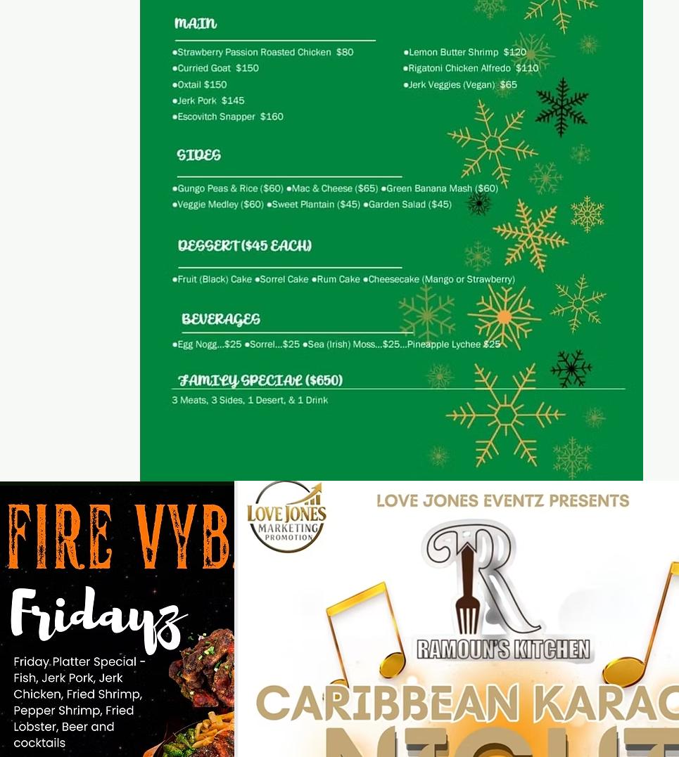 Ramoun's Kitchen Menu