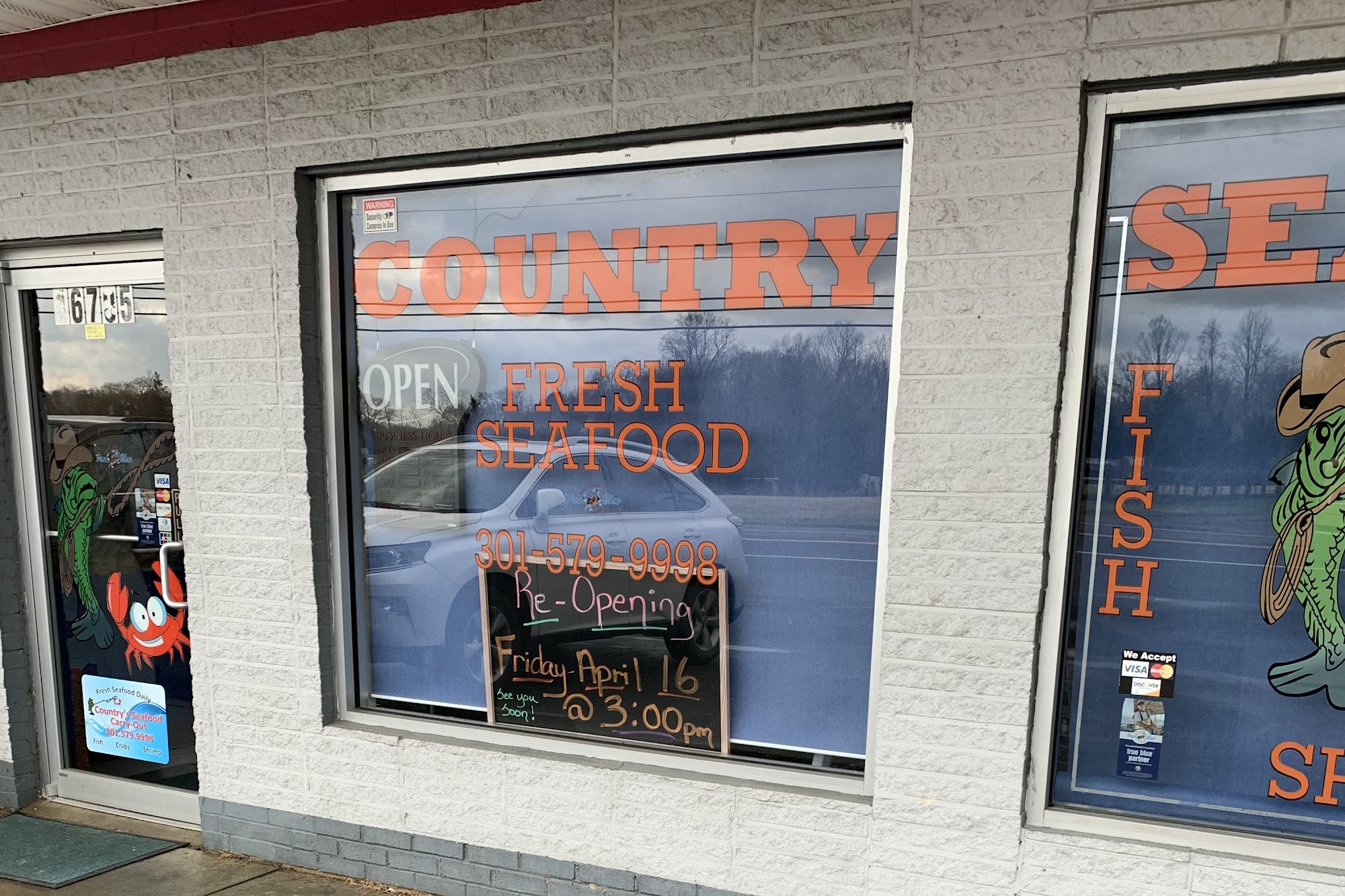 Country's Seafood Carry-out Menu