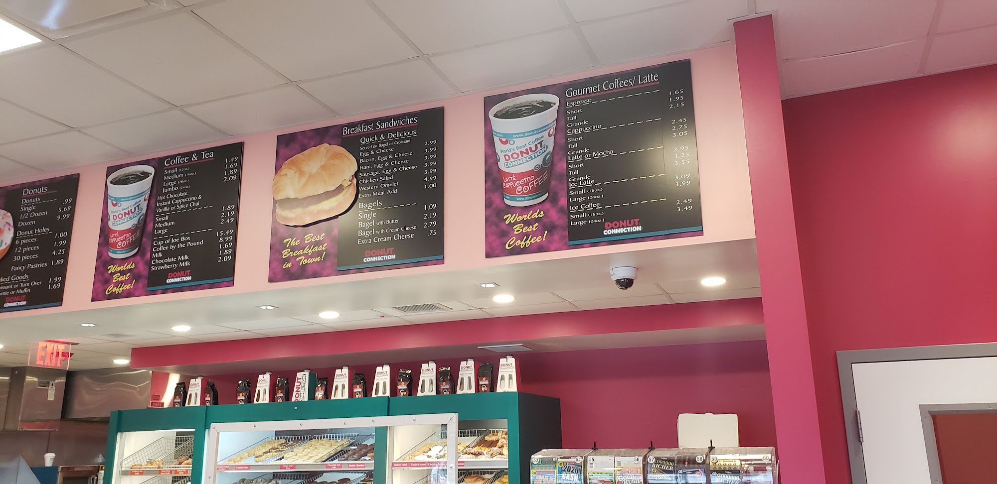 Donut Connection Menu