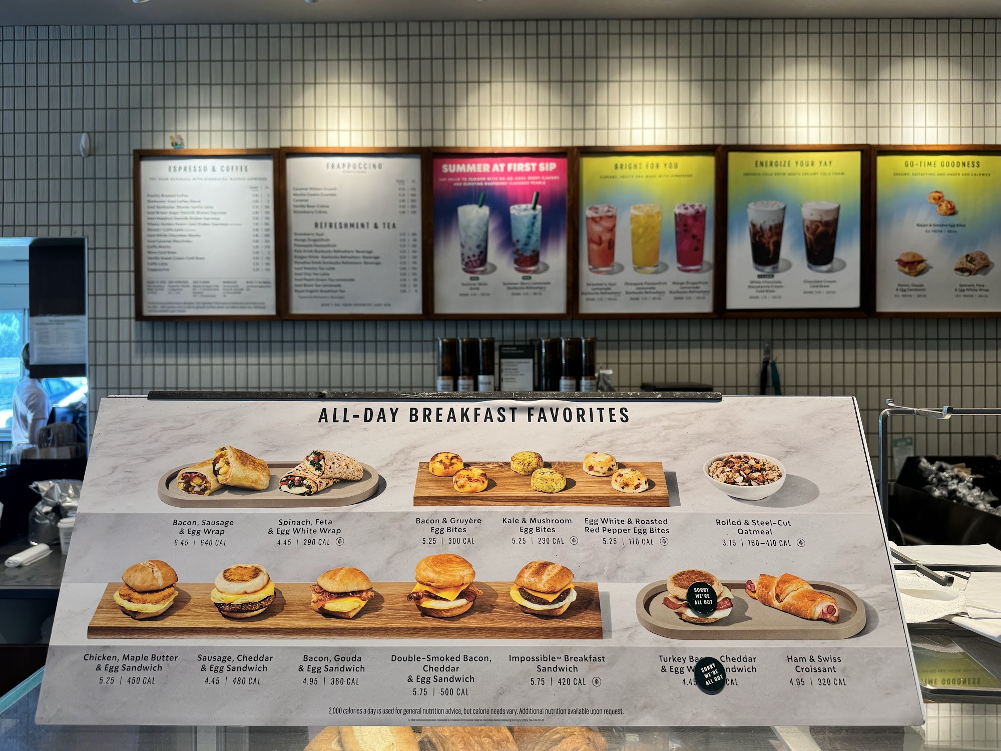 Starbucks Menu