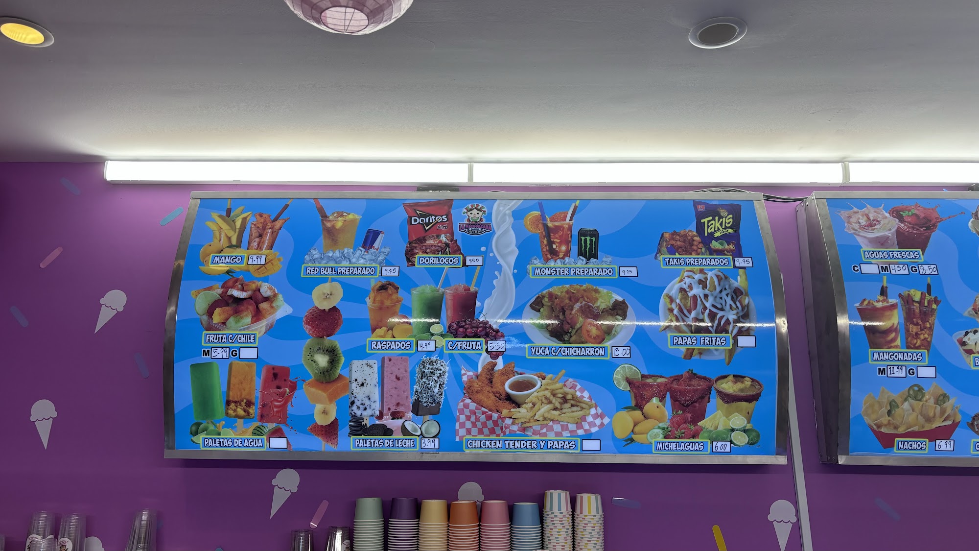 La Michoacana Menu