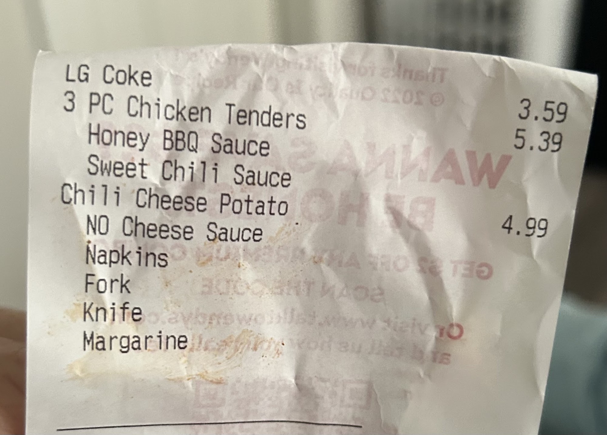 Wendy's Menu