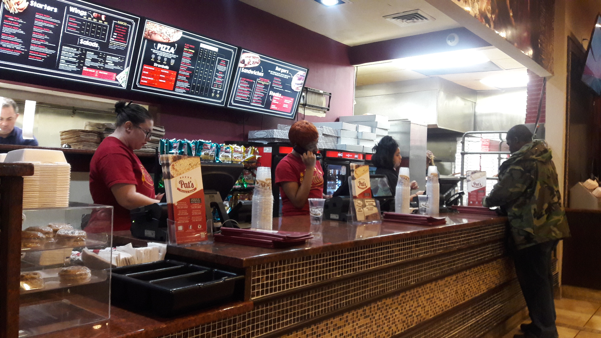 Pat's Pizza & Pasta Menu