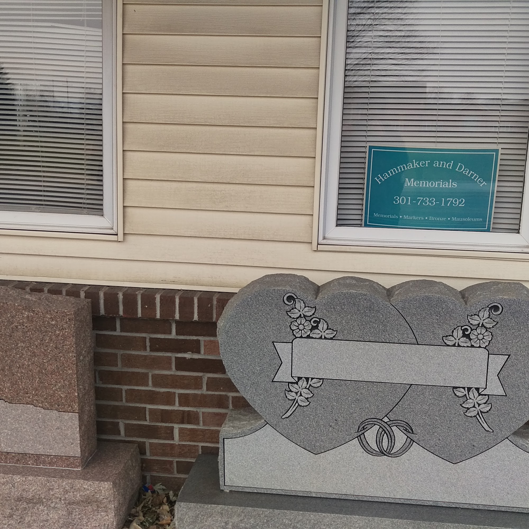 Hammaker & Darner Memorials Serving Your Area, 523 S Potomac St, Hagerstown Maryland 21740