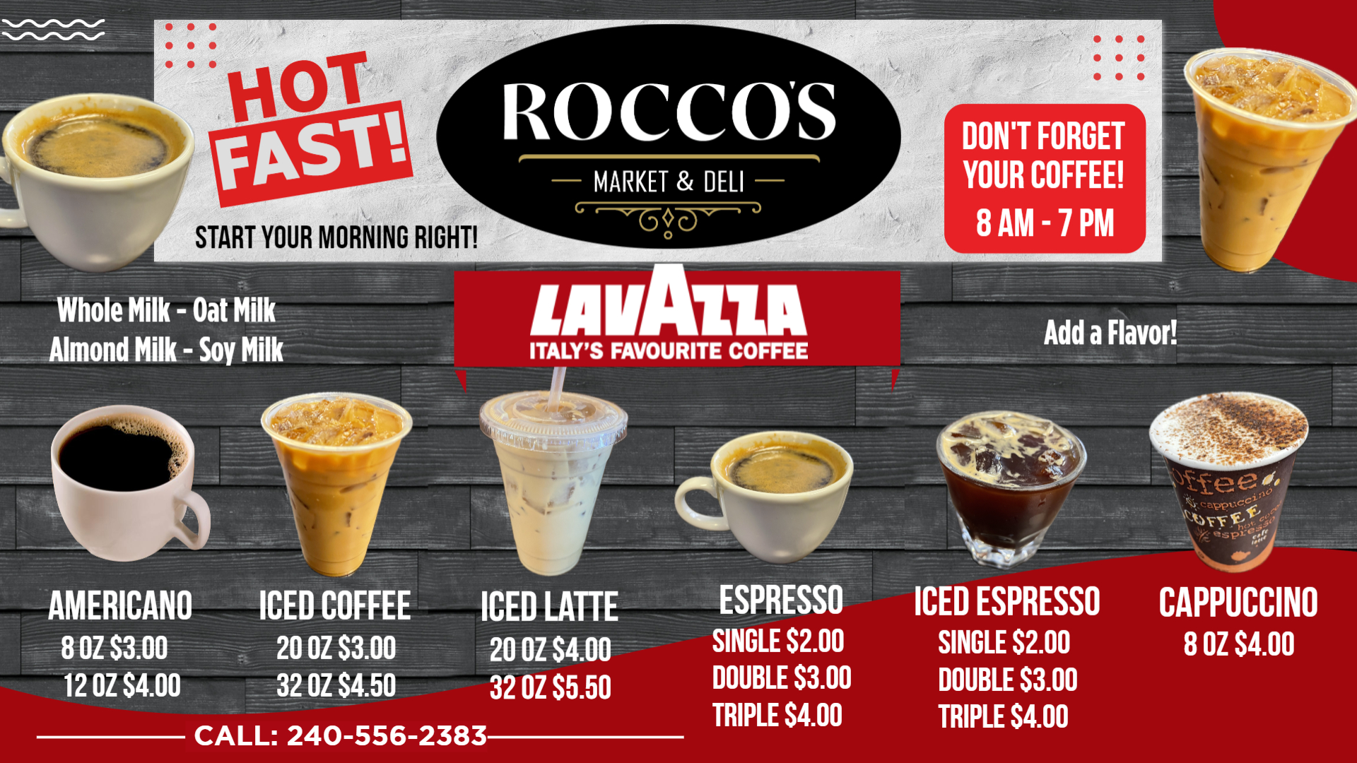 Rocco's Market & Deli Menu