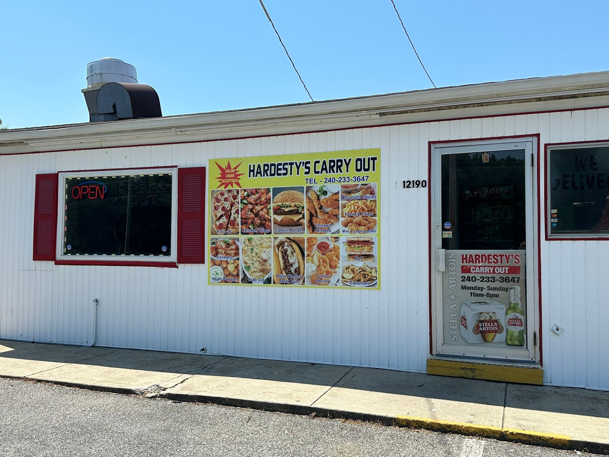Hardesty's Restaurant & Carry Menu
