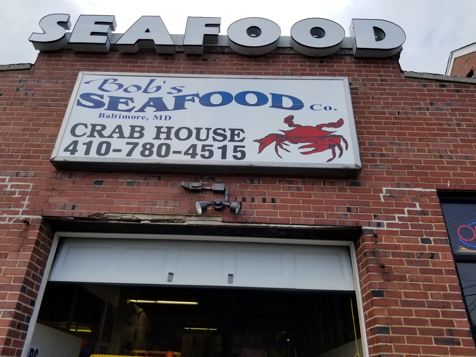 Bob's Seafood Co Menu