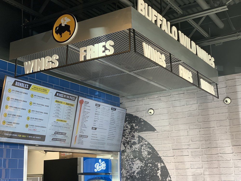 Buffalo Wild Wings 'GO' Menu