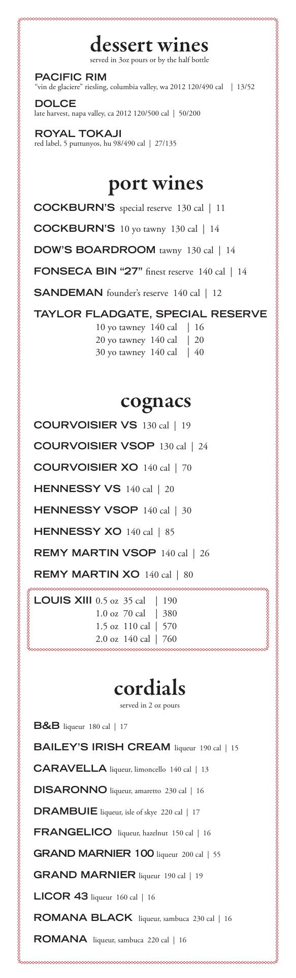 Big Steaks Management LLC Menu