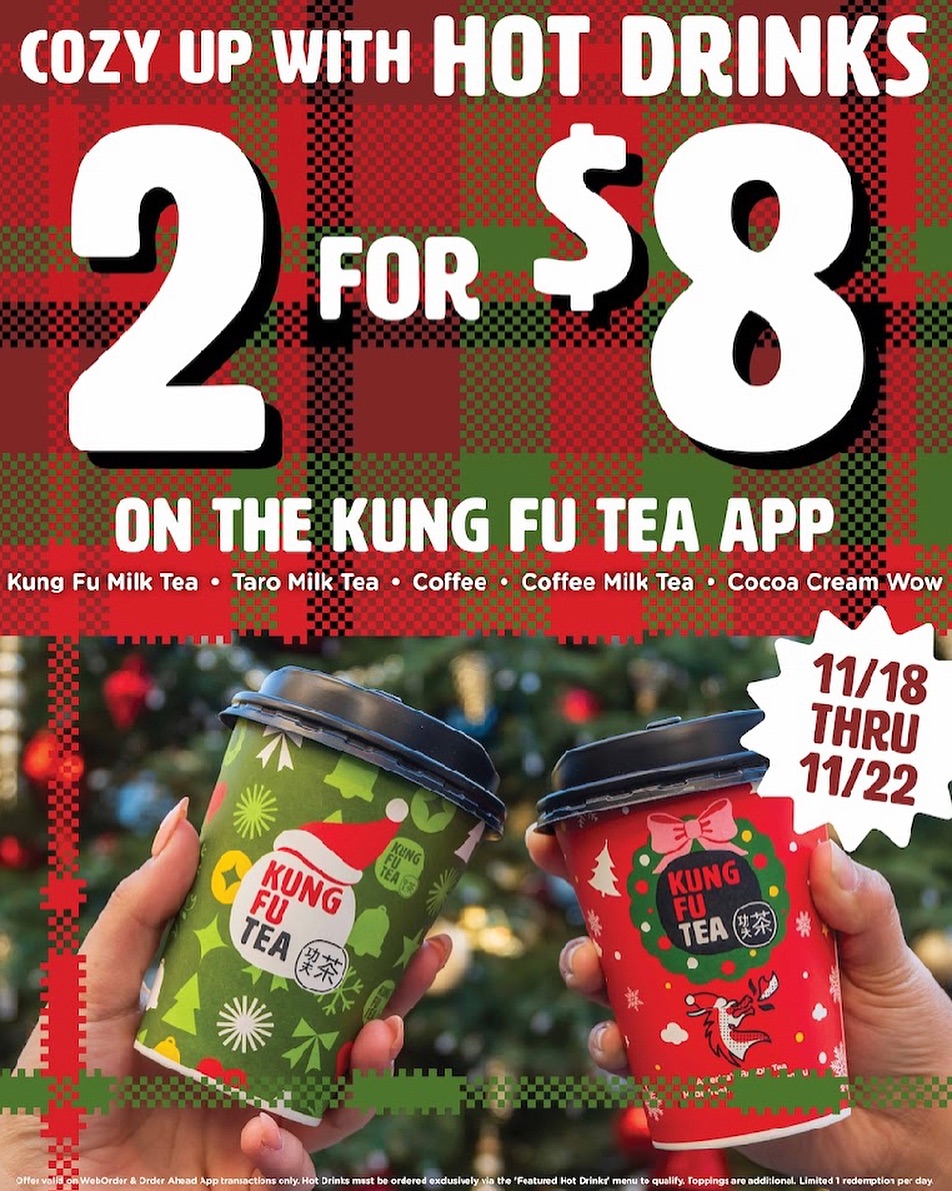 Kung Fu Tea Menu