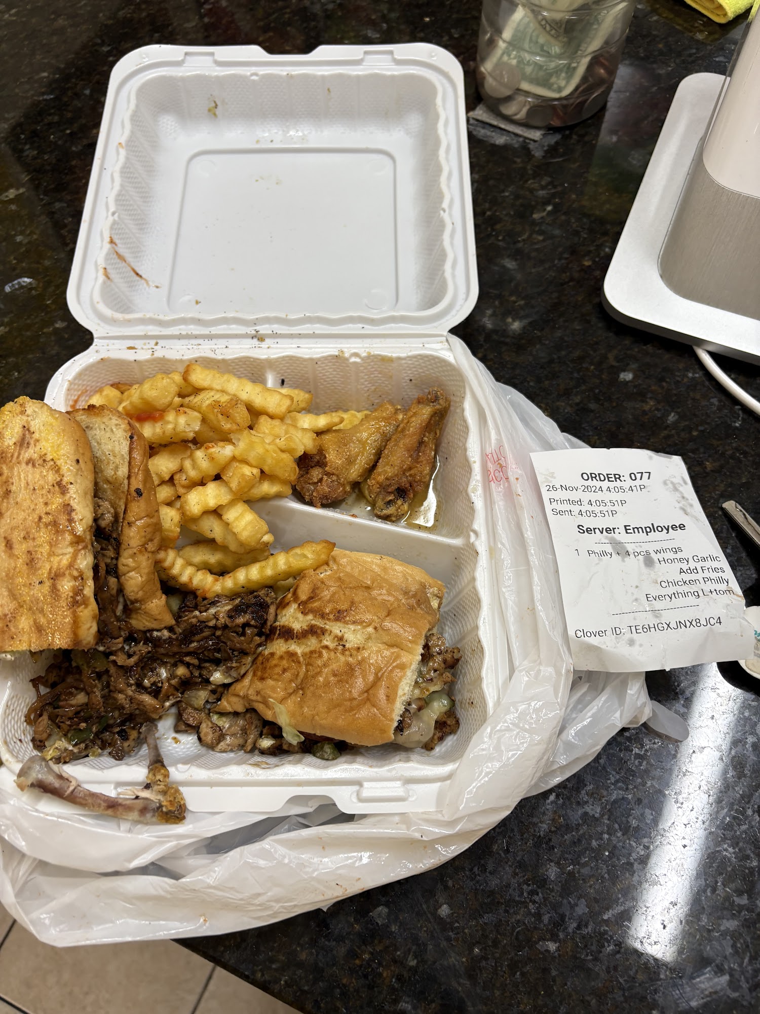 A&D Buffalo Wings Menu