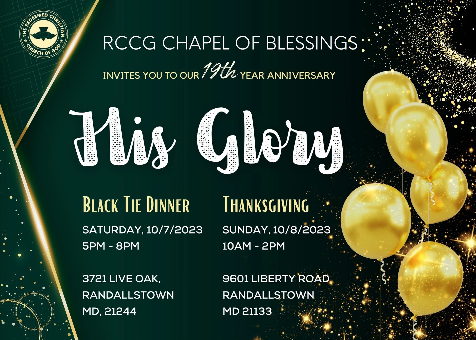 RCCG Chapel of Blessings Randallstown