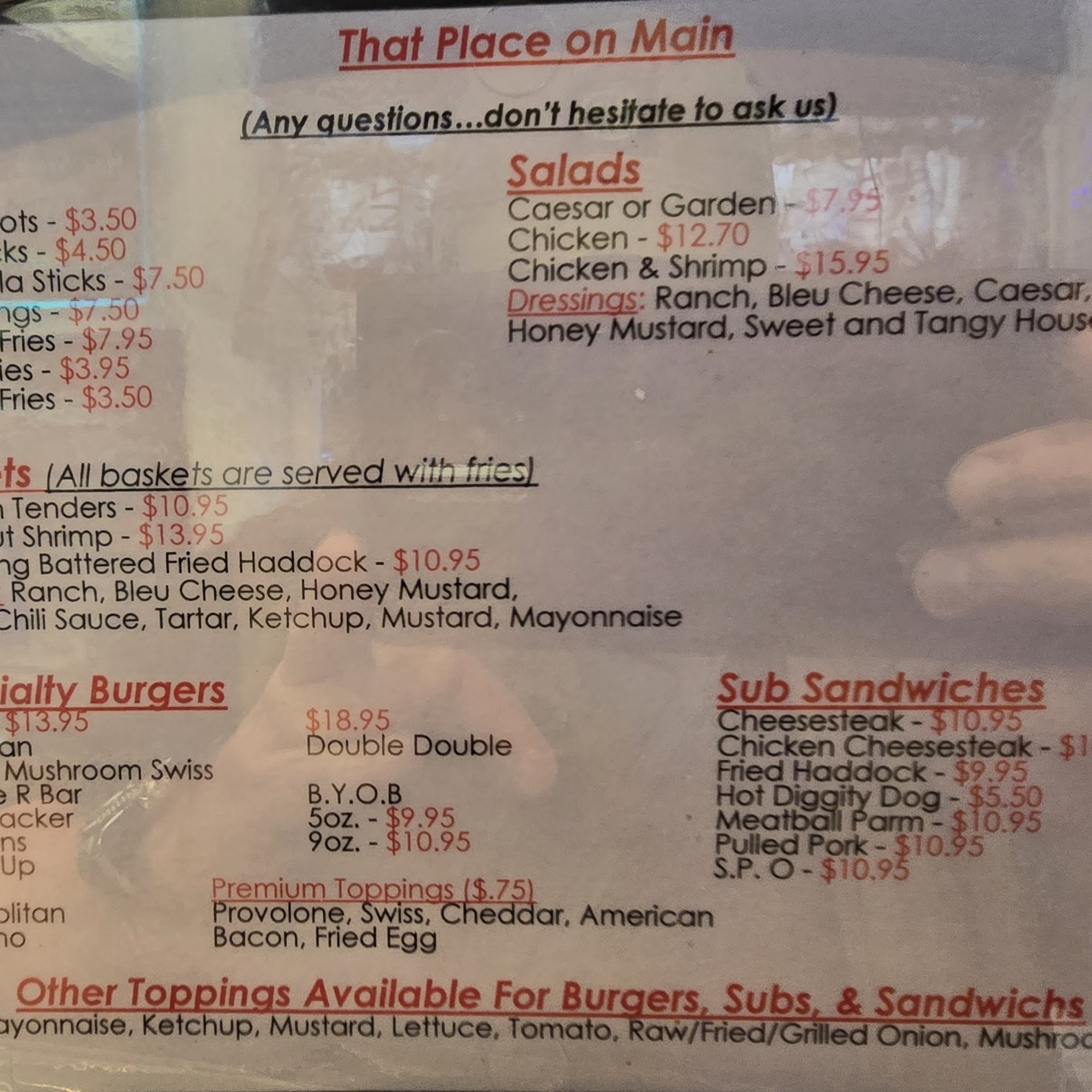 That Place On Main Menu