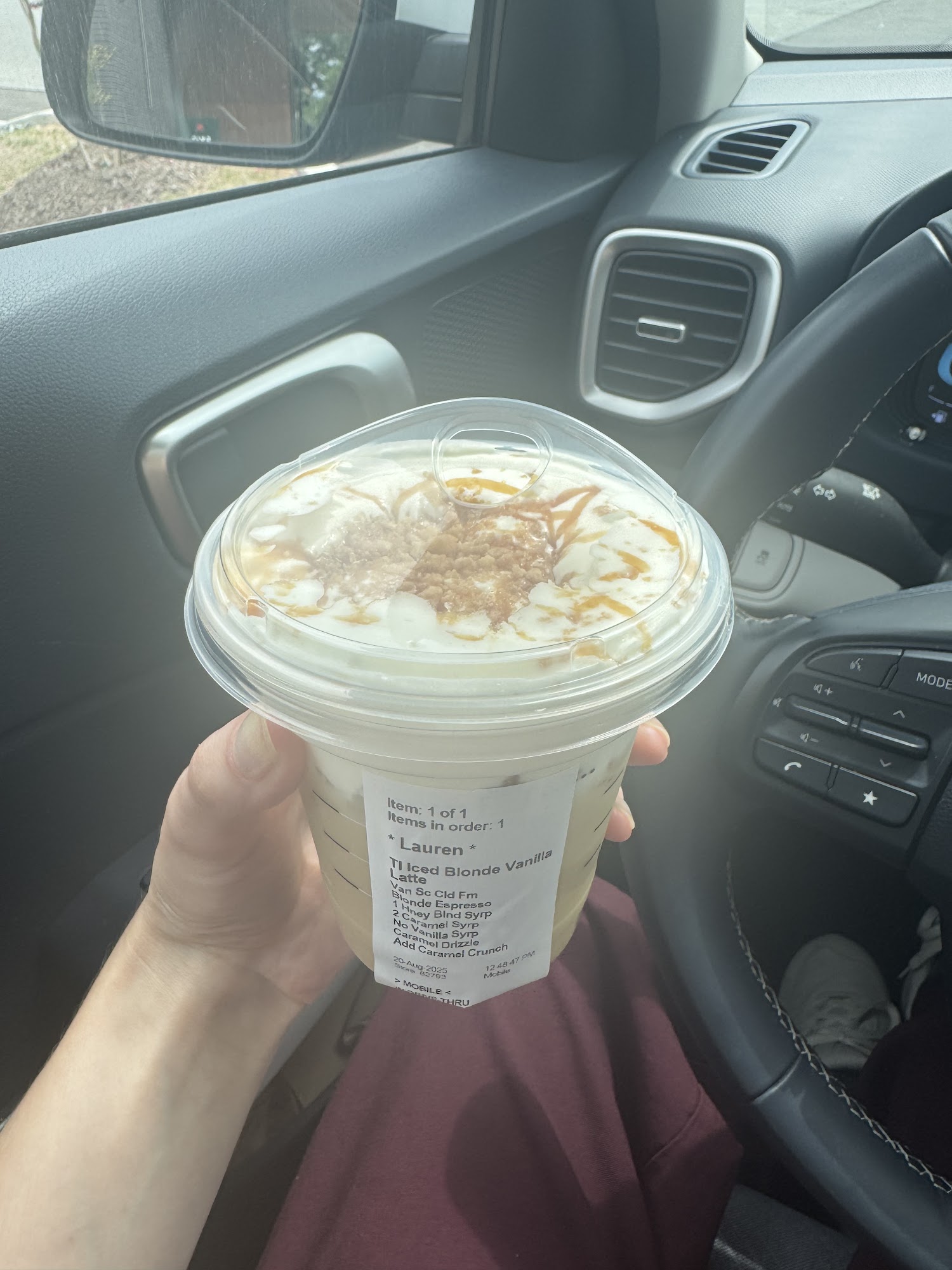 Starbucks Coffee Company Menu