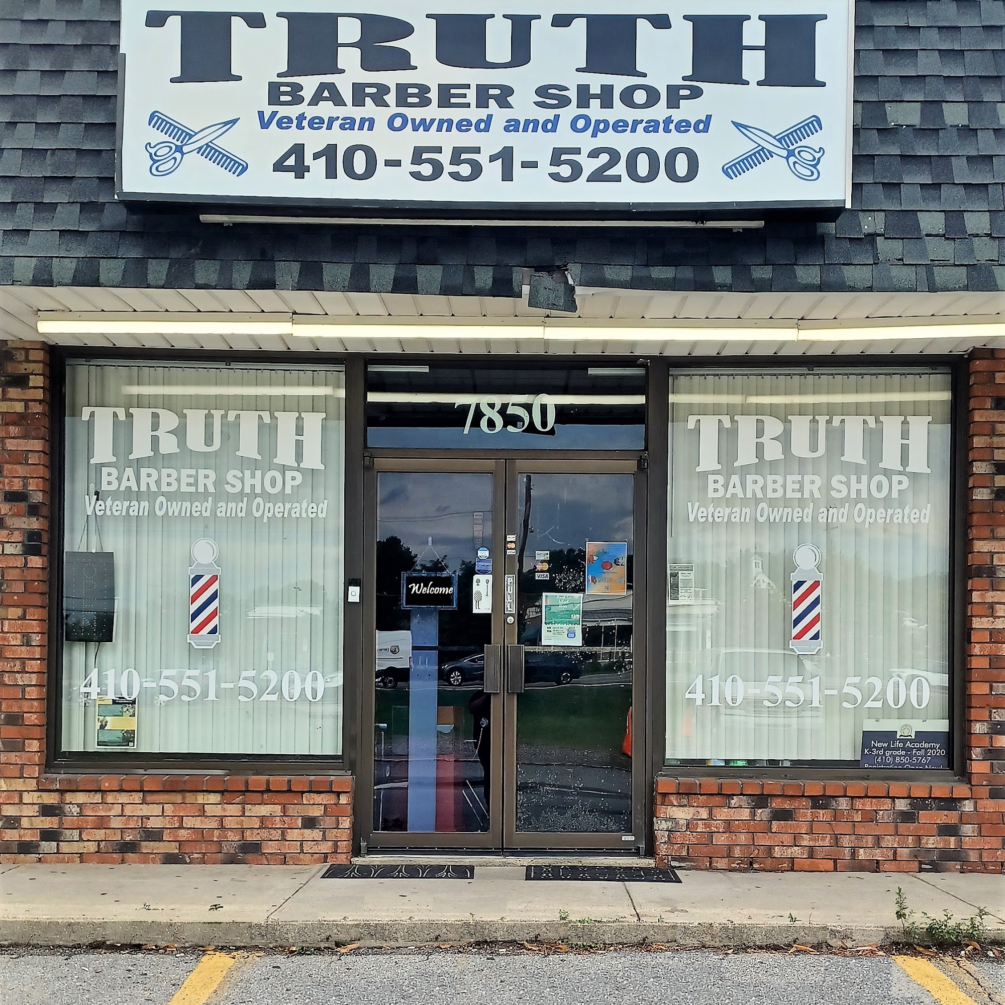 Truth Barber Shop 7850 Telegraph Rd, Severn Maryland 21144