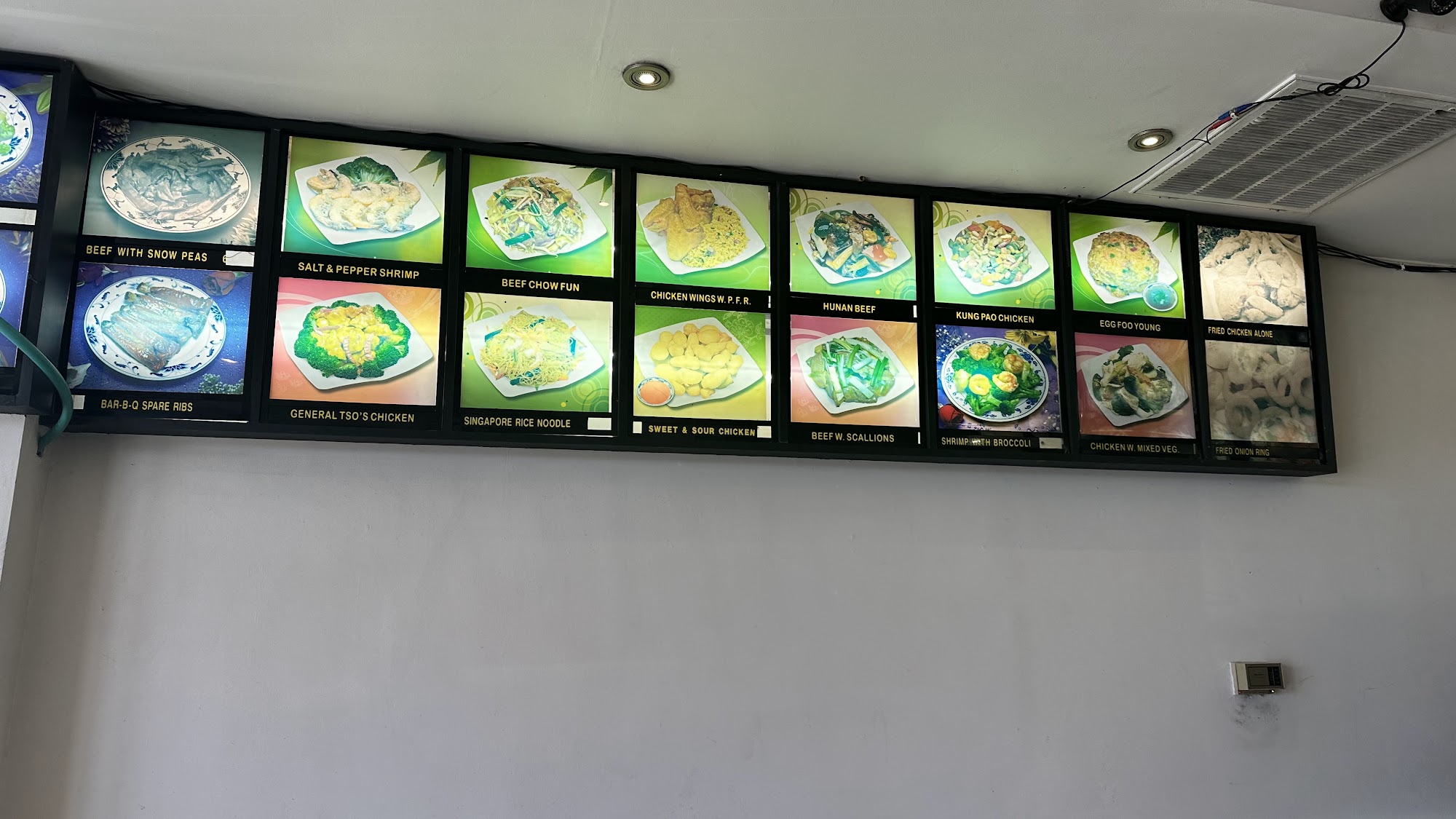 Eastern Carryout Menu