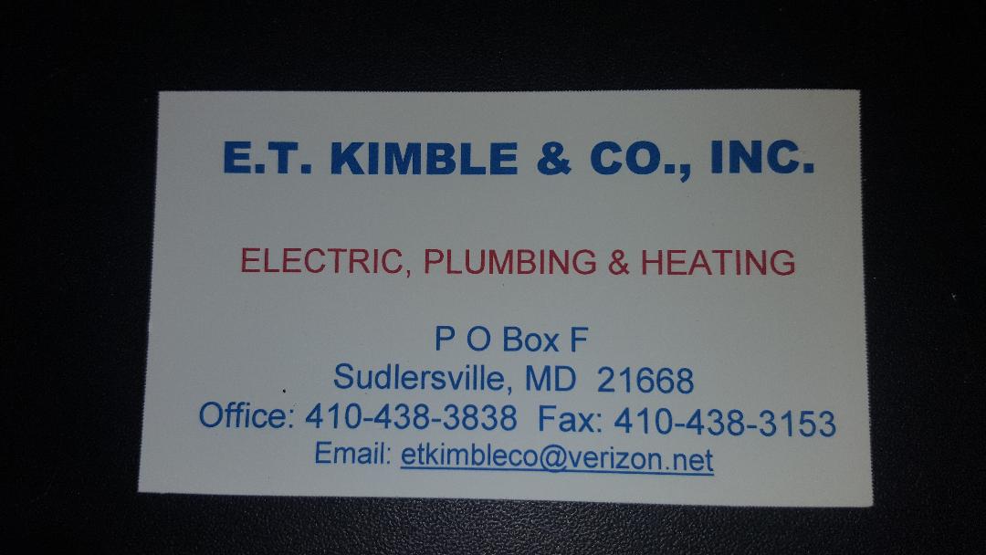 E T Kimble & Co