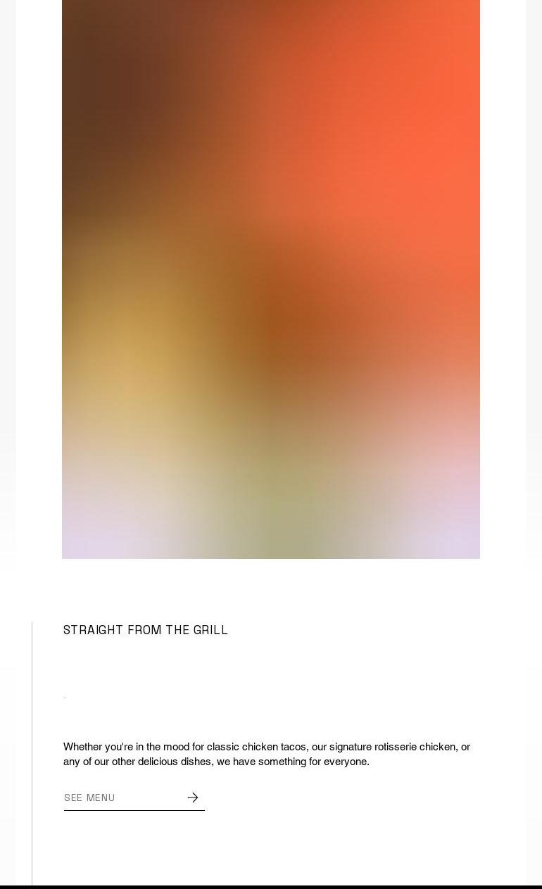 Caliente Restaurant Menu