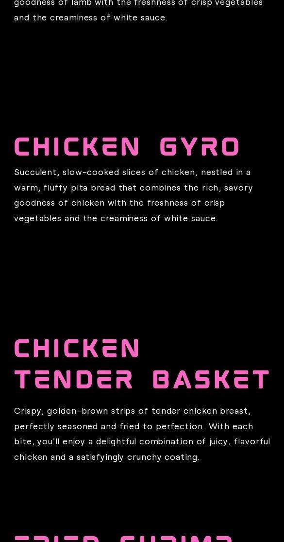 2AM Project Menu