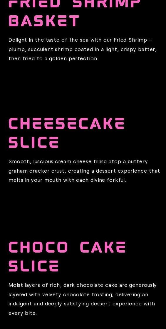 2AM Project Menu