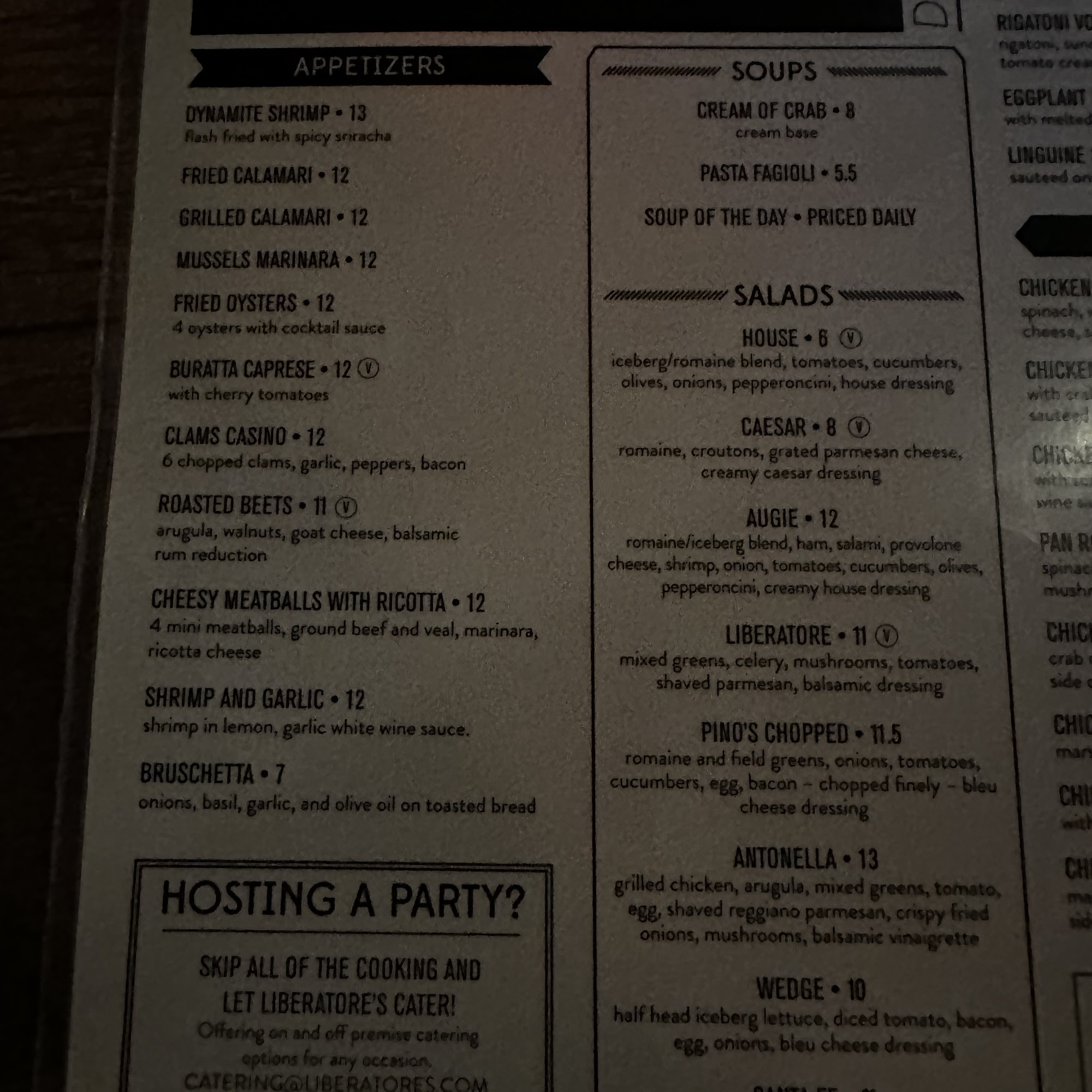 Liberatore's Ristorante Westminster