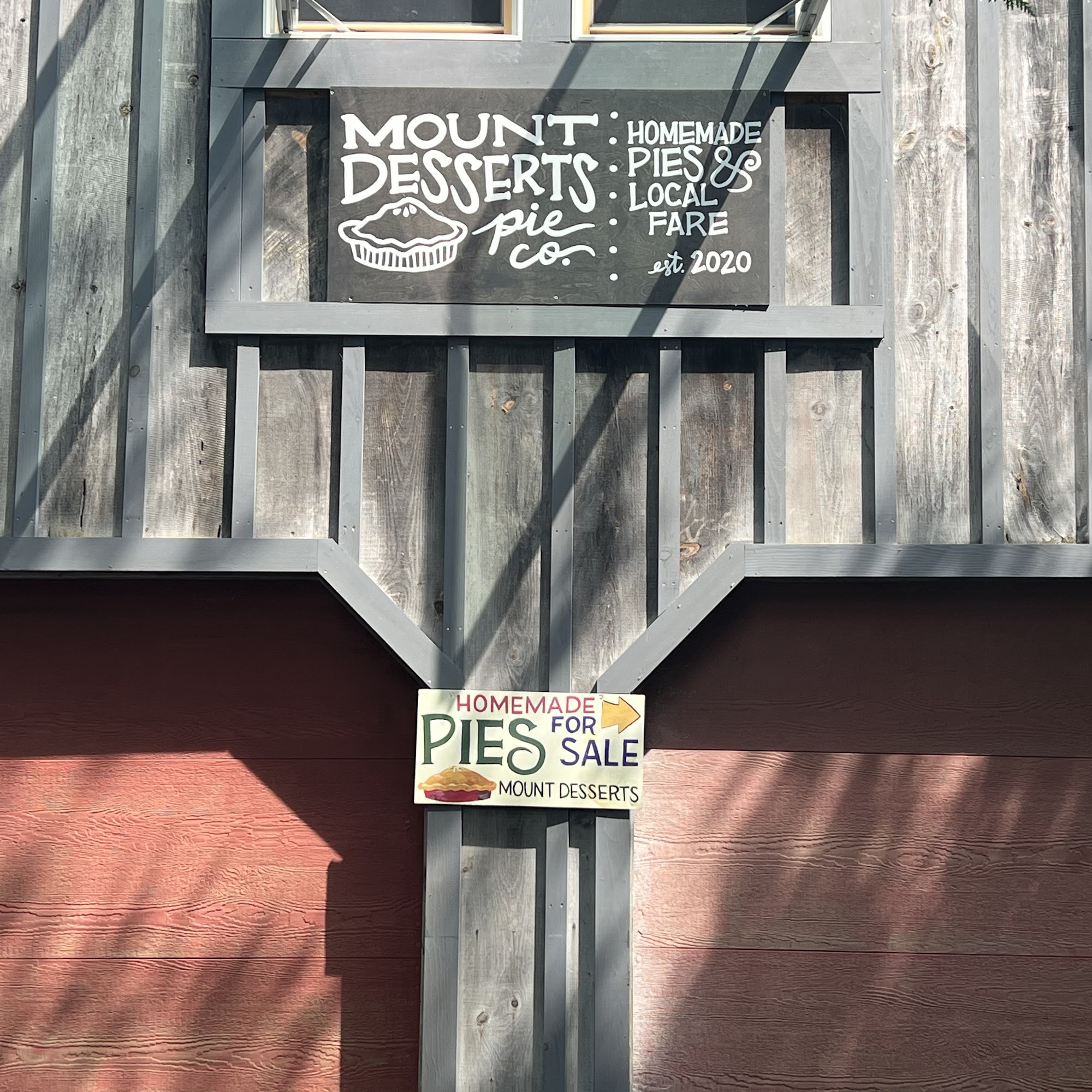 Mount Desserts, Homemade Pies Bar Harbor