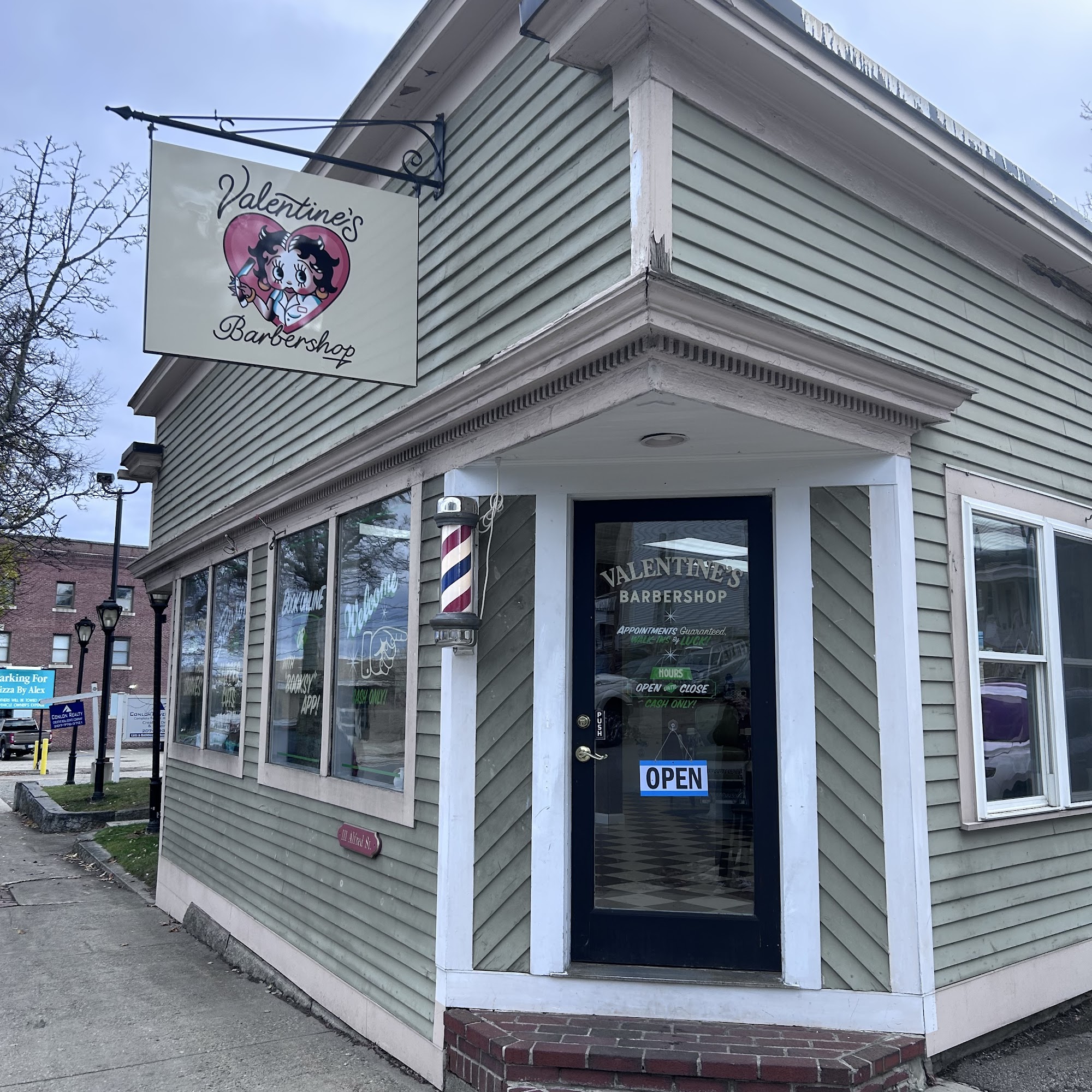 Valentine's Barbershop 111 Alfred St, Biddeford Maine 04005