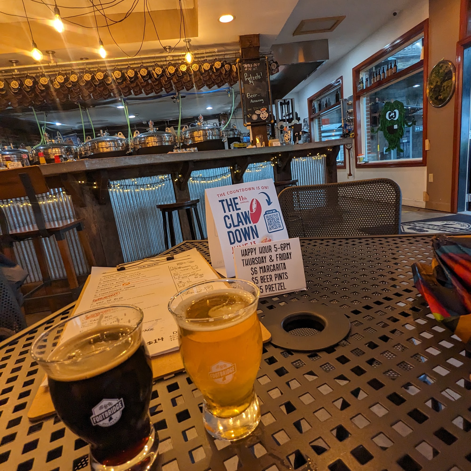 Footbridge Brewery & BBQ Boothbay Harbor