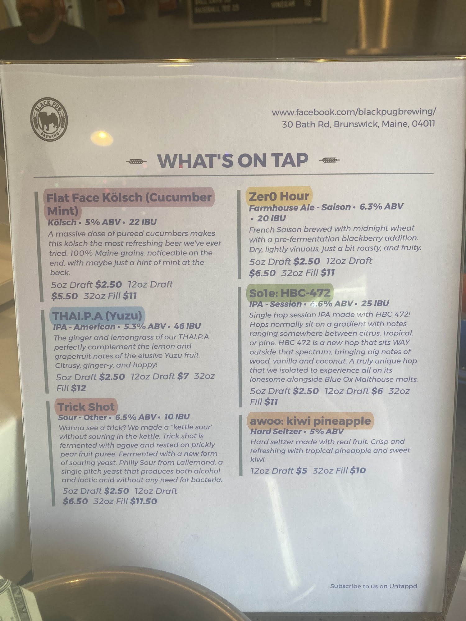 Black Pug Brewing Company Brunswick