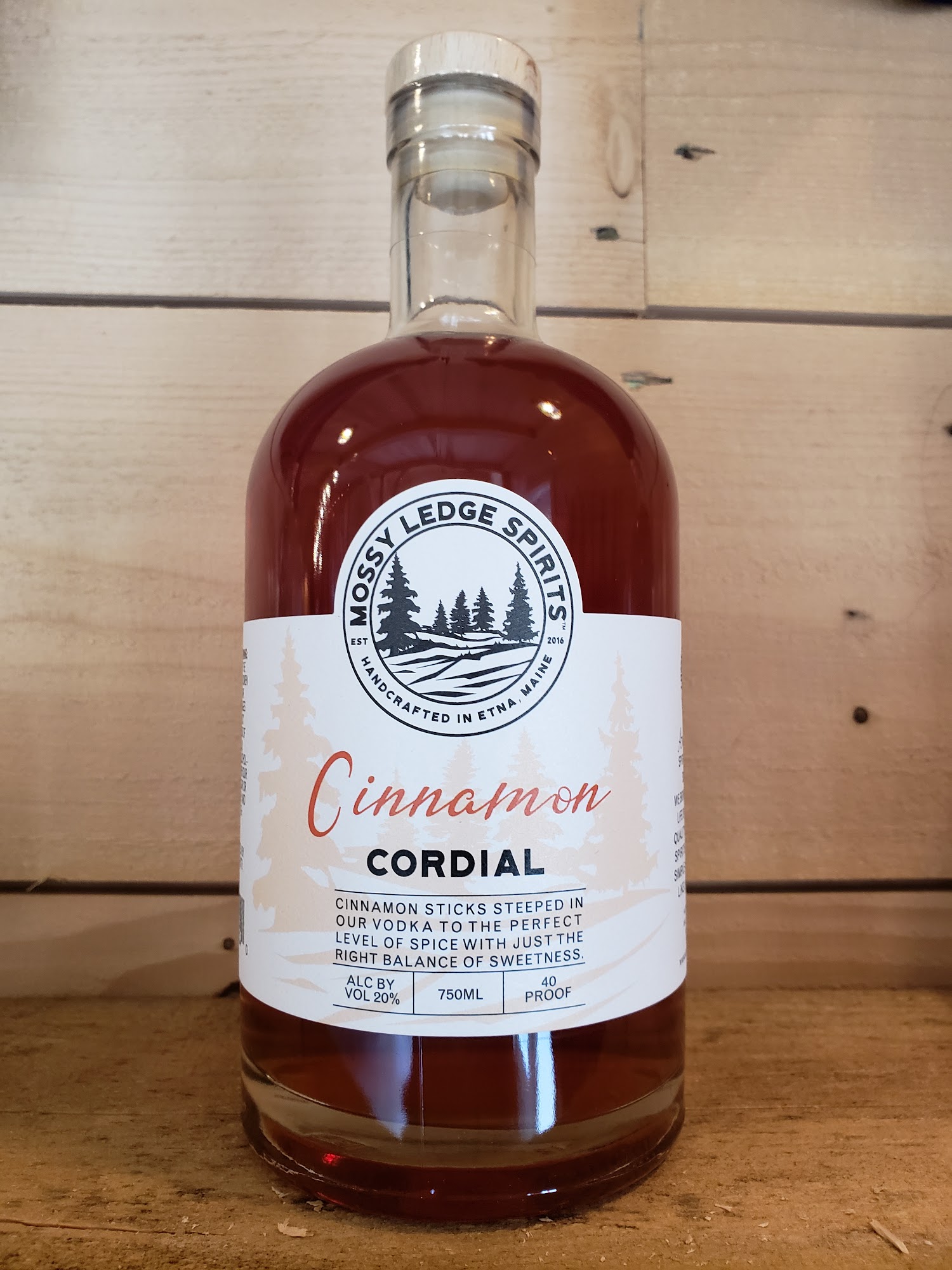 Mossy Ledge Spirits Menu