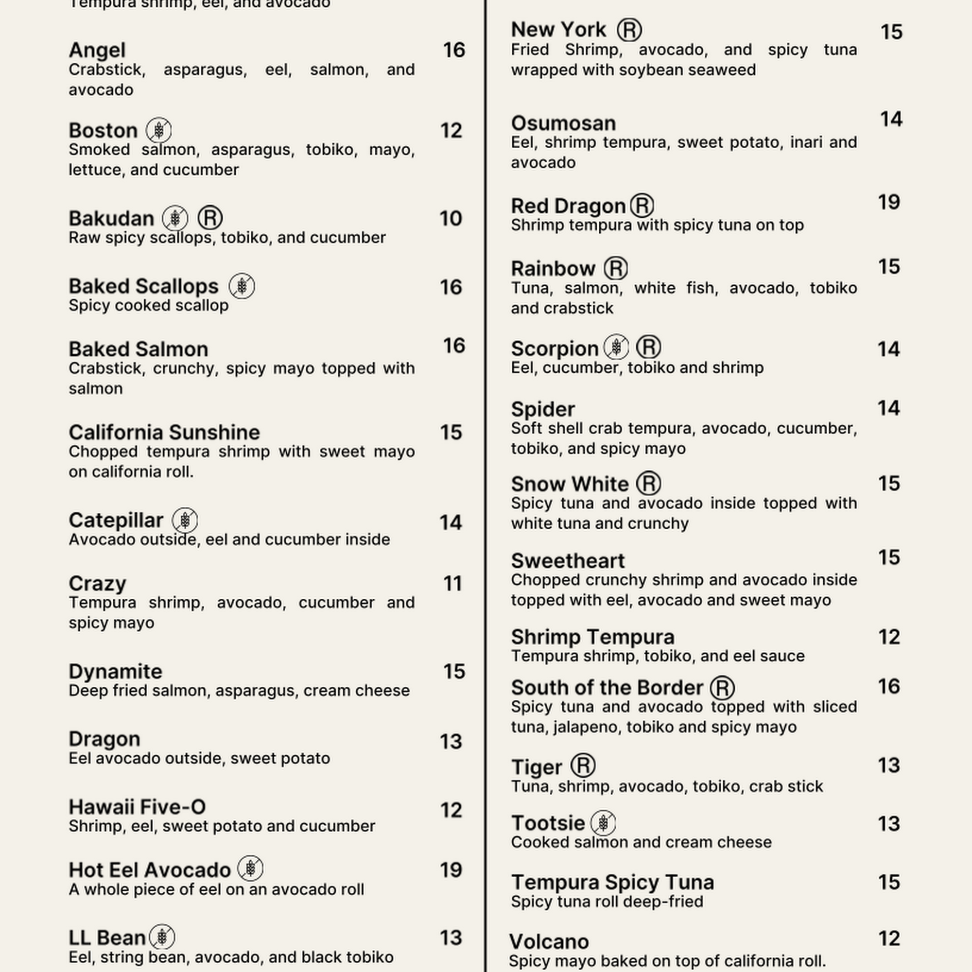 Aki Sushi Tapas Boba Menu