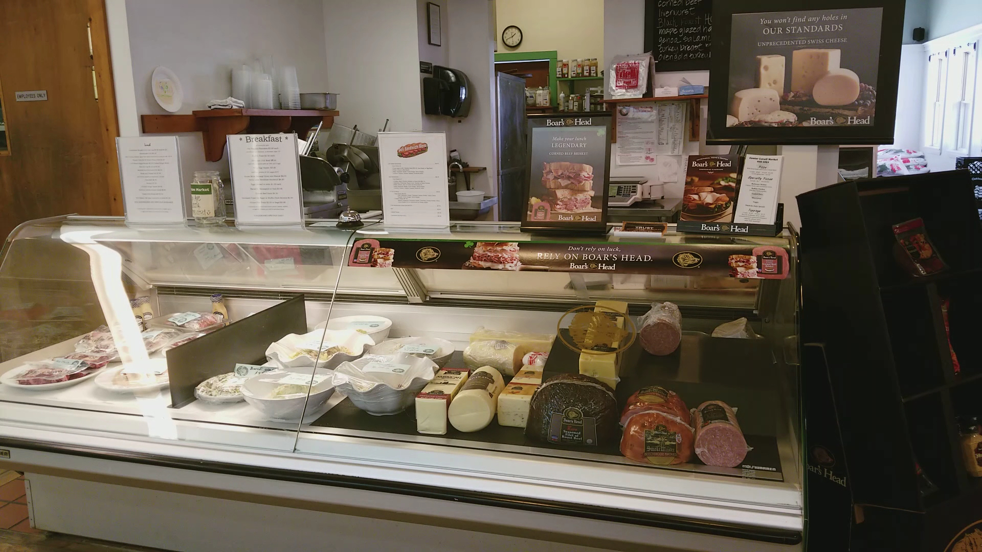 Center Lovell Market Menu