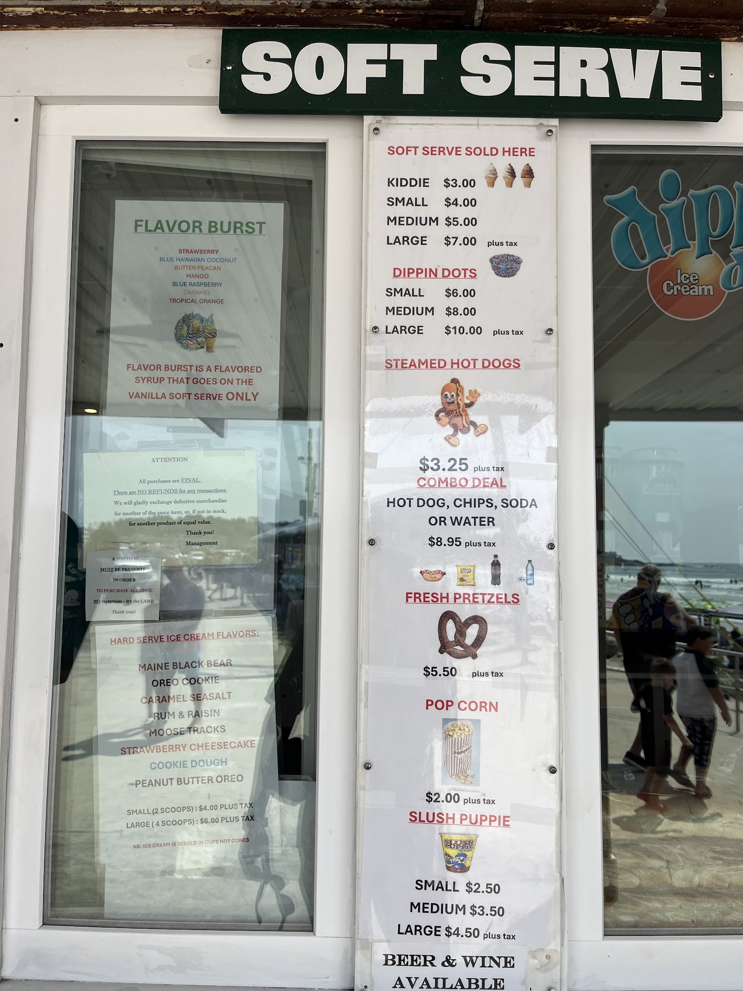 Dairy King Menu