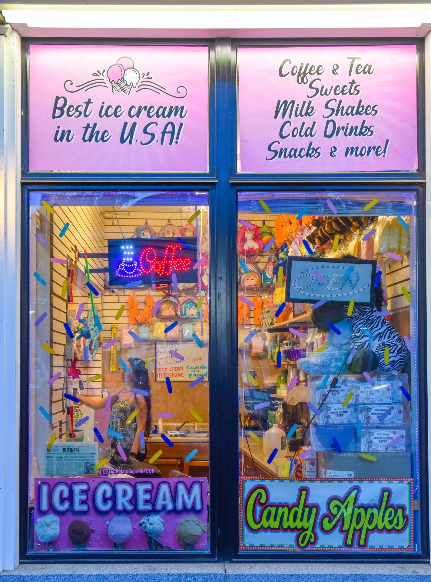 Gelato Supreme Candy Shop & Ice Cream Menu