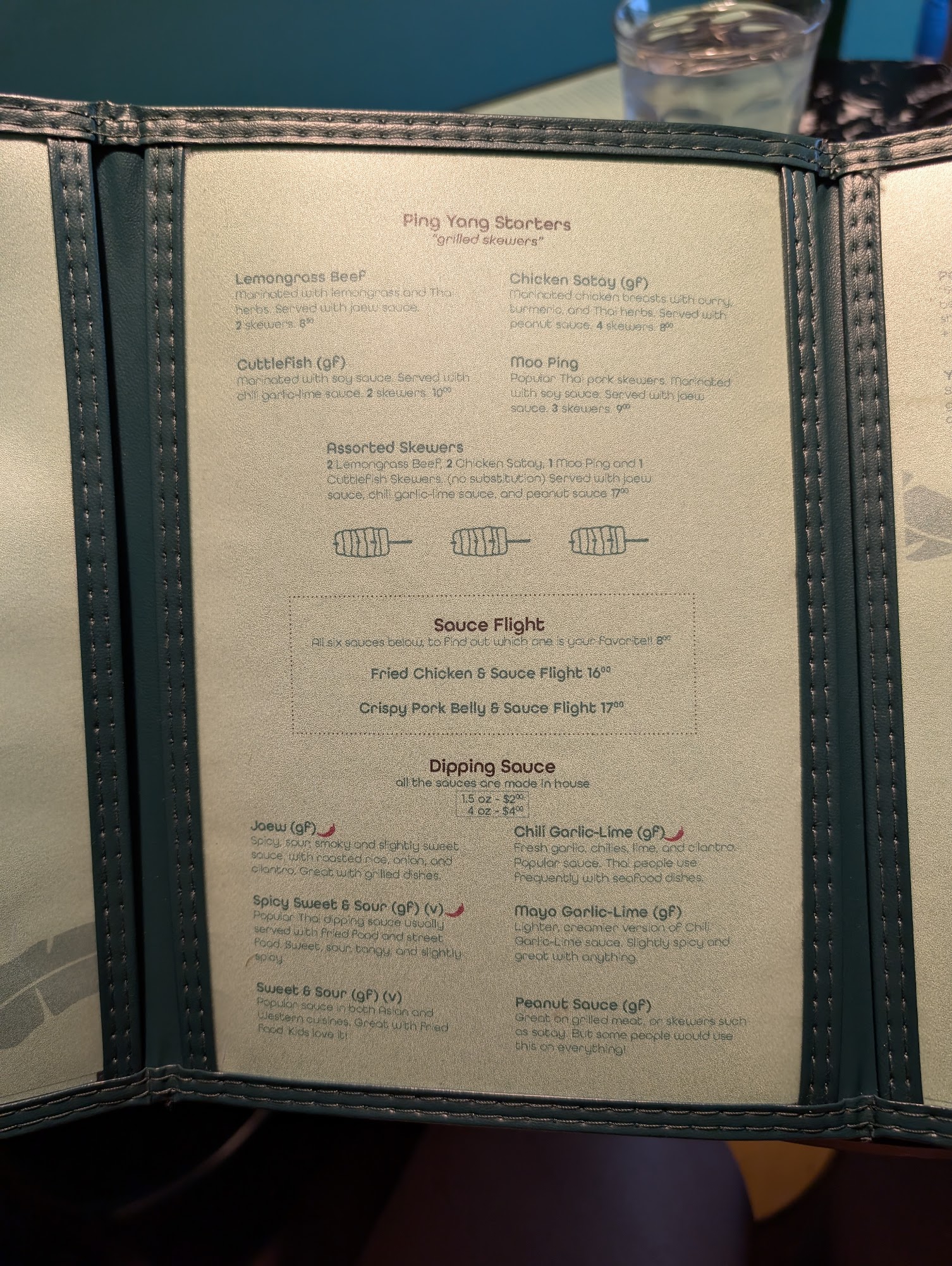 Mitr Ping Yang Thai Kitchen Menu